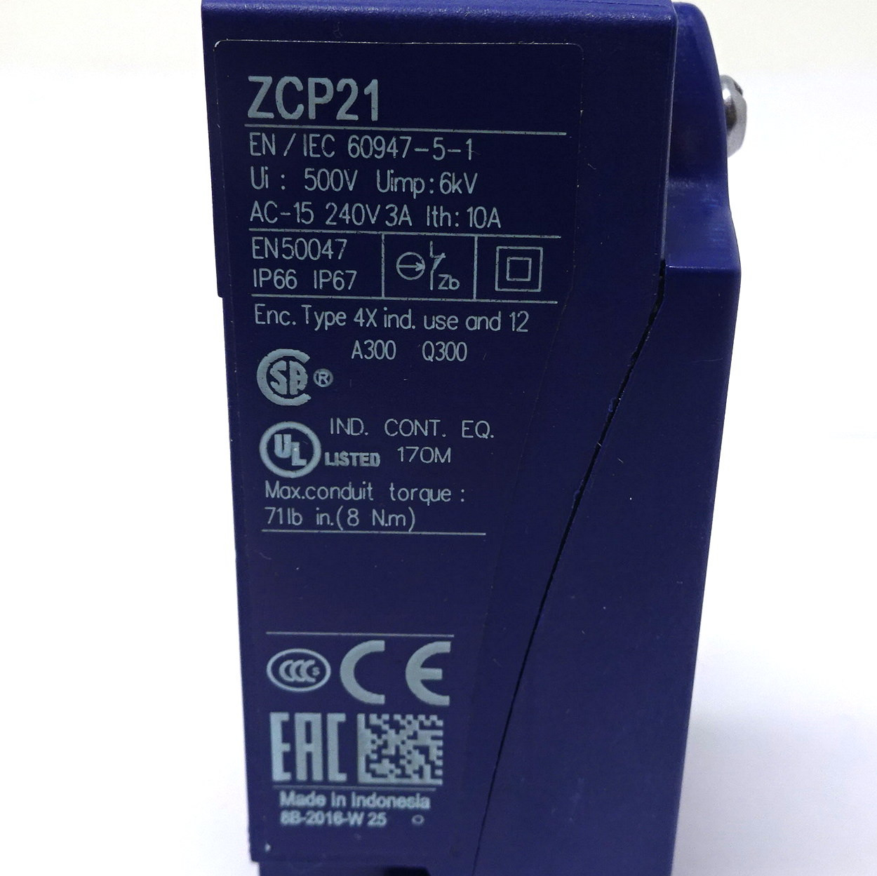 Limit Switch ZCP21 Telemecanique Body *New* Axxa Motors & Motor Control